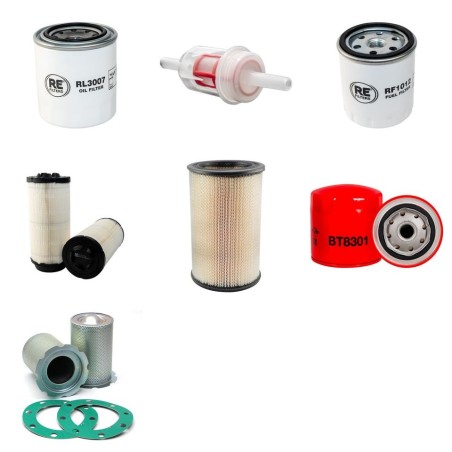 KAESER M 26 K Filter Service Kit w/Kubota D 1105B Eng.   YR  2002-