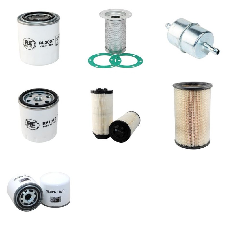 KAESER M 26 Filter Service Kit w/Kubota D1105-ES02 Eng.   YR  2004-