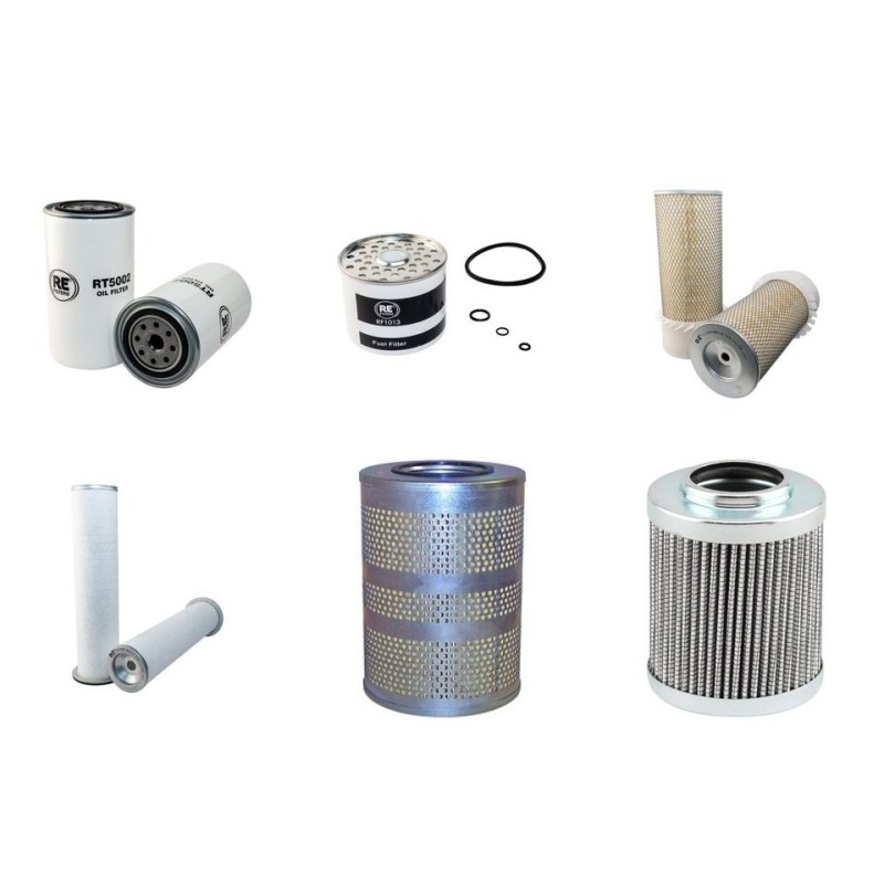 Filter kit suitable for CAT 211 with Perkins Engine Serial No 5 CC1-