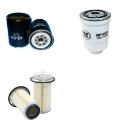KATO HD307 Filter Service Kit Air Oil Fuel Filters w/ISUZU