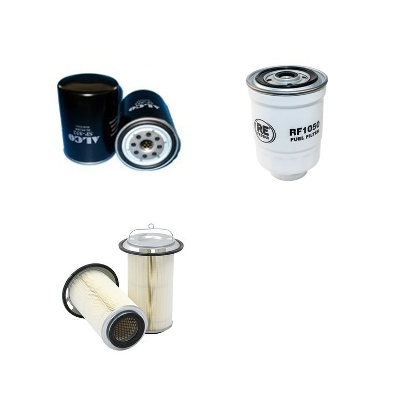 KATO HD 307 Filter Service Kit Air Oil Fuel Filters w/ISUZU Eng.