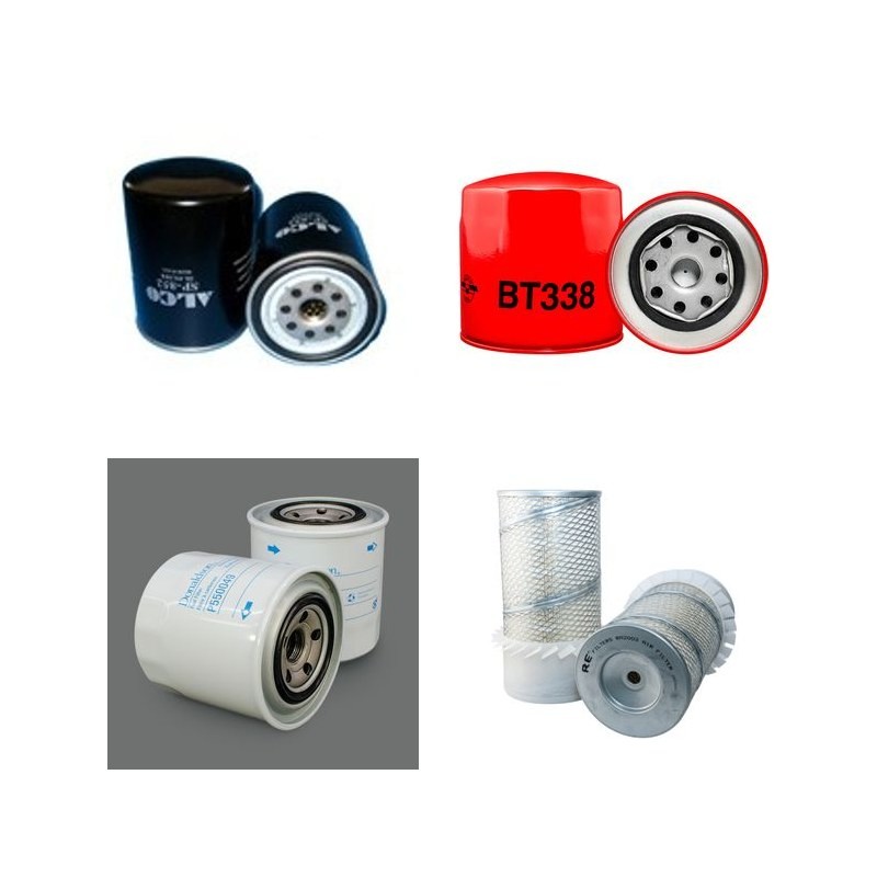 KATO HD 512 Filter Service Kit Air Oil Fuel Filters w/Mitsubishi 316T Eng.
