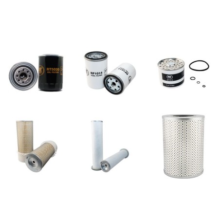 Filter kit suitable for CAT 212 with Deutz Engine