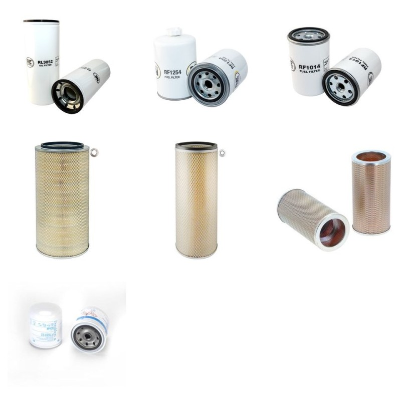 KAWASAKI 80 ZV Filter Service Kit w/Cummins 6CTAA8.3 Eng.