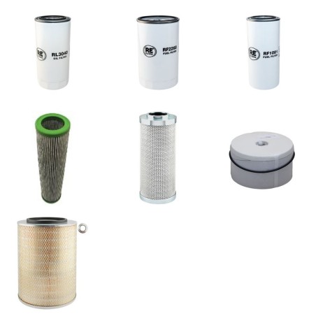 KLEMM KR 806-3F Filter Service Kit w/Deutz TCD 6.1 L6 4V Eng.