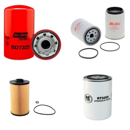 Filter kit for Kobelco Bagger CKE800-1F with Hino Engine