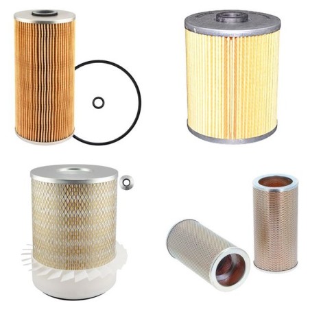 Filter kit for Kobelco Bagger K904C with Isuzu 6D14C Engine