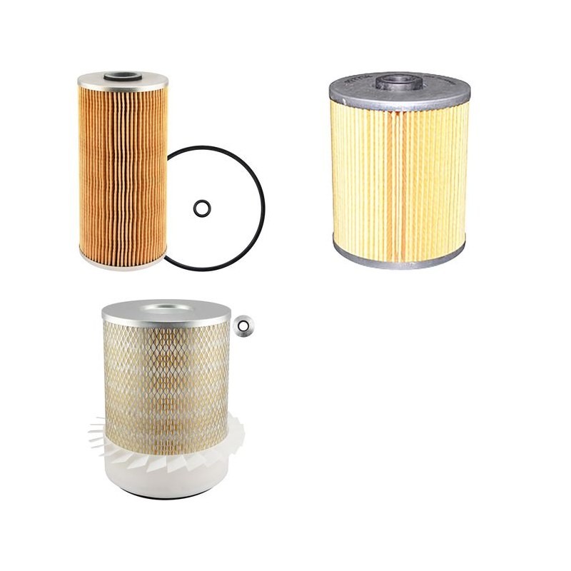 Filter kit for Kobelco Bagger K904C with Isuzu 6D14C Engine