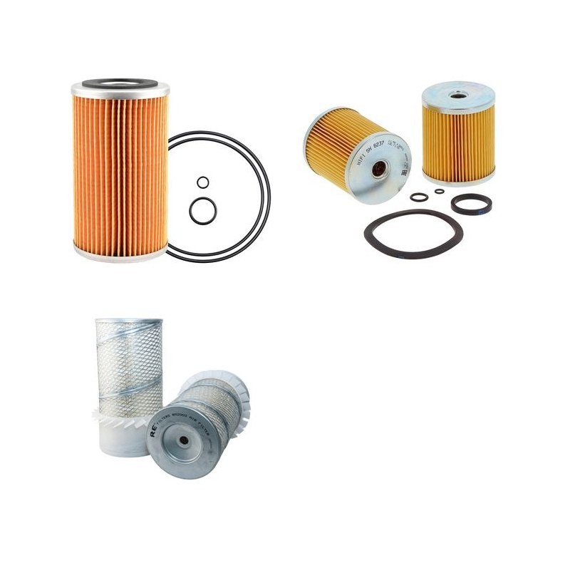 KOBELCO BAGGER K 904D Filter Service Kit Air Oil Fuel Filters w/Isuzu 4BD1 Eng.