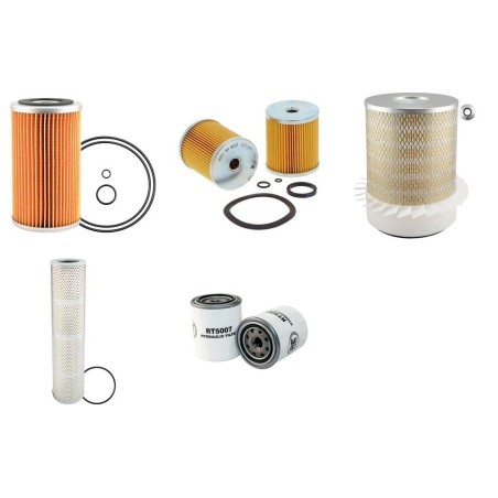 Filter kit for Kobelco Bagger K905A.ACC with Isuzu 4BD1T Engine