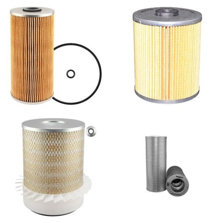 KOBELCO BAGGER K 907B Filter Service Kit w/MITSUBISHI 6D11C Eng.