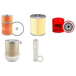 Filter kit for Kobelco Bagger K907B with Mitsubishi 6D15C Engine