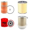 Filter kit for Kobelco Bagger K907B with Mitsubishi 6D15C Engine