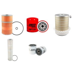 Filter kit for Kobelco Bagger K907C.LC with Mitsubishi 6D15C Engine