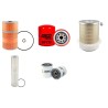 Filter kit for Kobelco Bagger K907C.LC with Mitsubishi 6D15C Engine