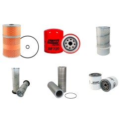 KOBELCO BAGGER K 907D Filter Service Kit w/MITSUBISHI 6D14T Eng.