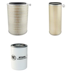 Filter kit for Kobelco Bagger K909A with Mitsubishi 6D22T Engine