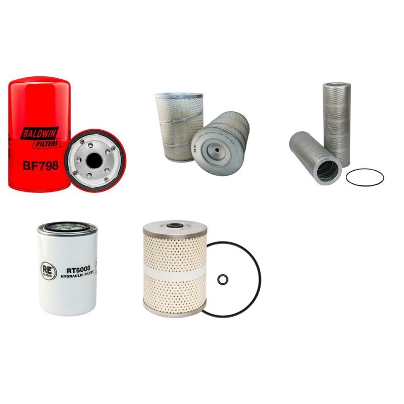 KOBELCO BAGGER K 912A/ K 912ALC Filter Service Kit w/MITSUBISHI 6D22C Eng.