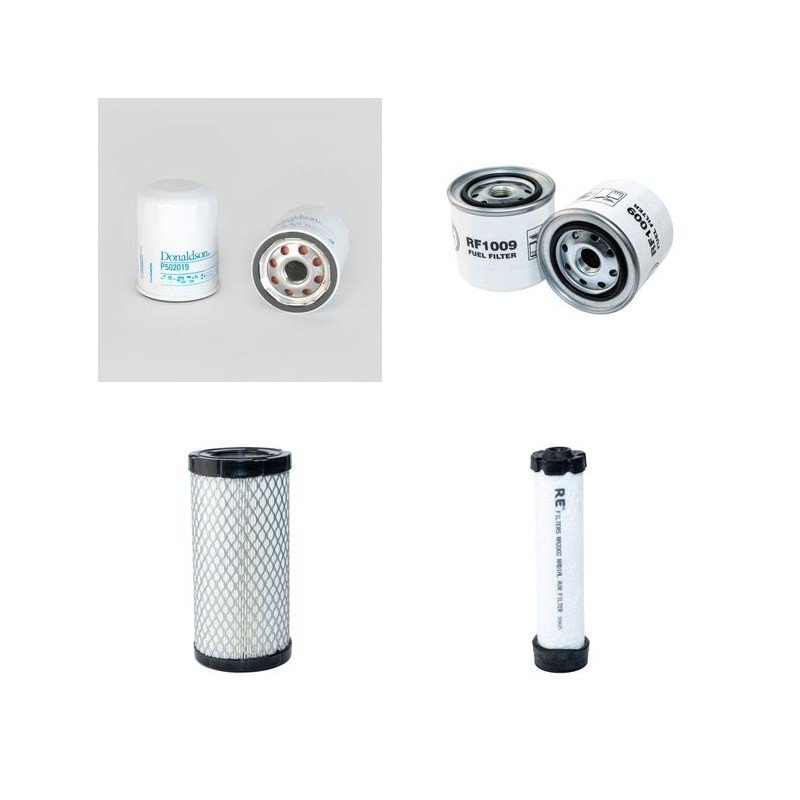 Kobelco SK015 Filter Service Kit - Perkins Engine - Air, Oil, Fuel Filters