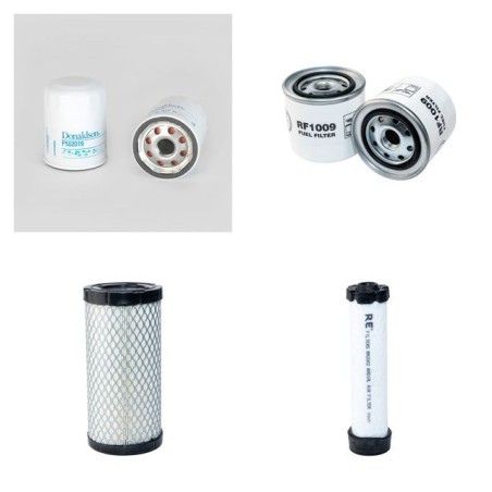 Kobelco SK015 Filter Service Kit - Perkins Engine - Air, Oil, Fuel Filters