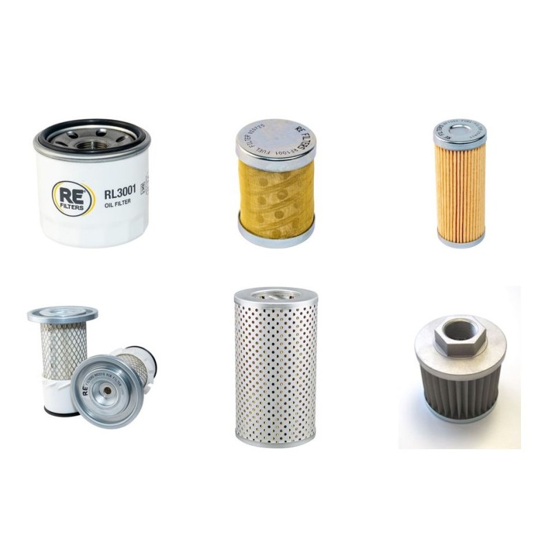 Filter kit for Kobelco SK17 with Yanmar 3TNE74 Engine