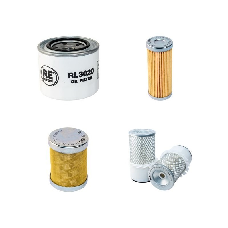 KOBELCO SK 025 Filter Service Kit Air Oil Fuel Filters w/Yanmar 3TNC78L Eng.
