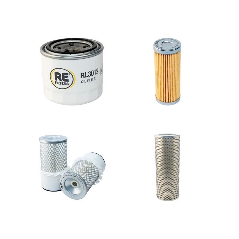 Filter kit for Kobelco SK025 with Yanmar 3Tnc78L Engine Serial No PV 06201-