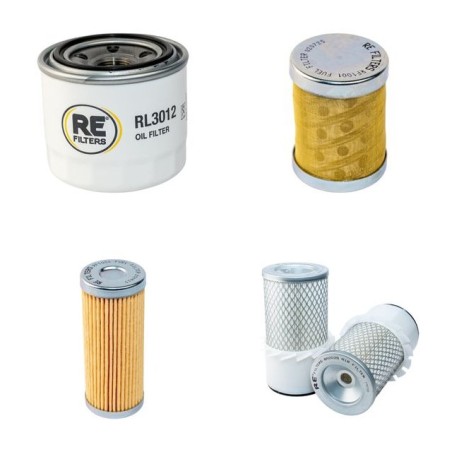 KOBELCO BAGGER SK 25 SR Filter Service Kit w/Yanmar 3TNE78A Eng. Air, Oil, Fuel Filters