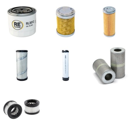Filter kit for Kobelco SK30SR-2 with Yanmar 3Tne82A Engine