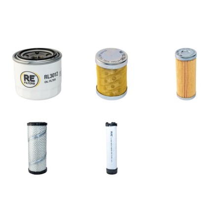 Kobelco SK35 SR-2 Filter Service Kit - Air, Oil, Fuel Filters
