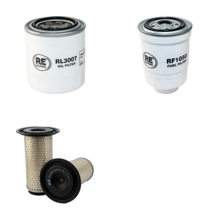 Filter kit for Kobelco SK045 SK045-2 - Air, Oil, Fuel Filters