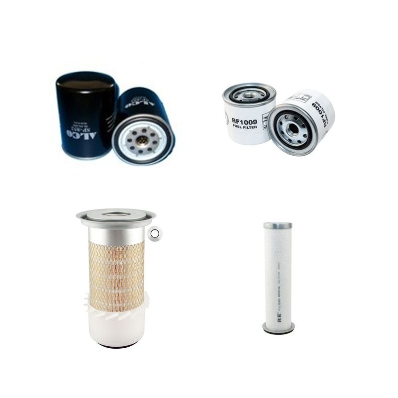 KOBELCO SK 60 Filter Service Kit Air Oil Fuel Filters w/ISUZU 4JB1PY Eng.