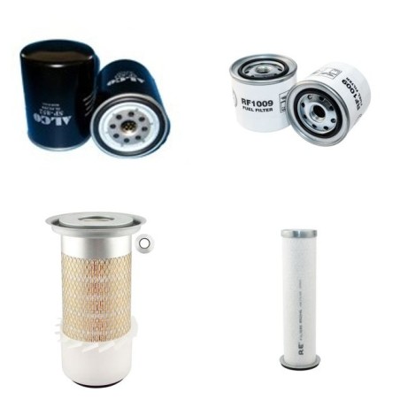 KOBELCO SK 60 Filter Service Kit Air Oil Fuel Filters w/ISUZU 4JB1PY Eng.