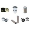 Filter kit for Kobelco SK75UR(-2) with Isuzu Engine