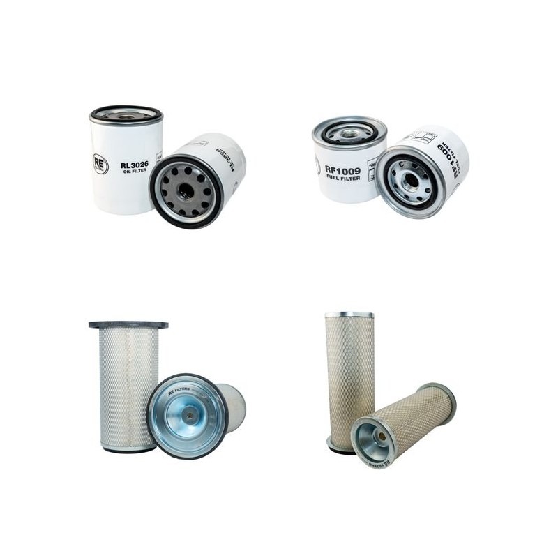 KOBELCO SK 100 Filter Service Kit Air Oil Fuel Filters w/ISUZU 4BD1 Eng.