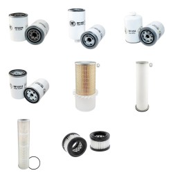 Filter kit for Kobelco SK130LC4 with Cummins 4Bt4.9C Engine