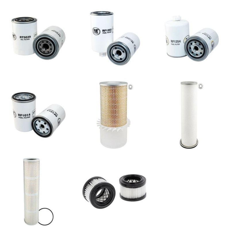 KOBELCO SK 130 LC4 Filter Service Kit w/Cummins 4Bt4.9C Eng.