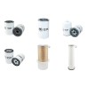 Filter kit for Kobelco SK130LC4 Air Oil Fuel Filters with Cummins 4BT4.9C Engine