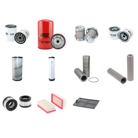 KOBELCO BAGGER SK 135 SR (LC)-1E/ L-1E Filter Service Kit w/Isuzu 4BG1 Eng.