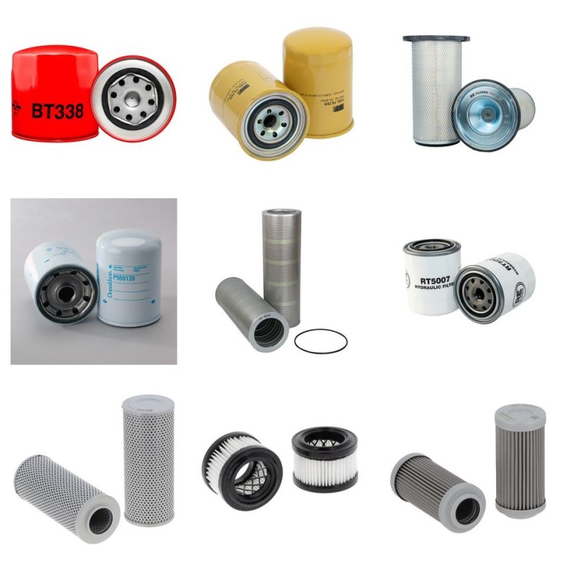 Filter kit for Kobelco Bagger SK200LC with Mitsubishi 6D31-T Engine Serial No YQ 01101-