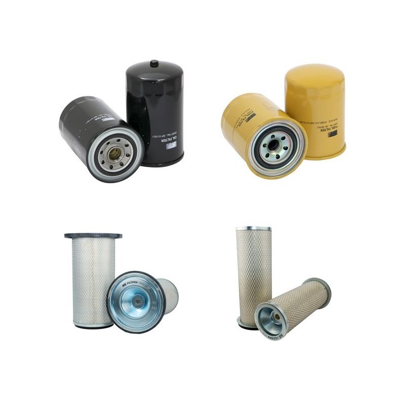 KOBELCO BAGGER SK 210 LC  Filter Service Kit w/MITSUBISHI 6D34-T Eng. SN   YQU0701-