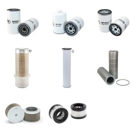 Filter kit for Kobelco Bagger SK210 IV YYNU0201-/ YQU2001- 