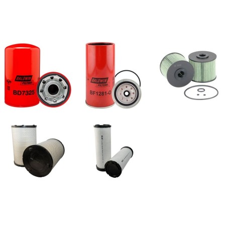 KOBELCO BAGGER SK 210 LC 9 Filter Service Kit Air Oil Fuel Filters w/HINO J05E-TJ Eng.