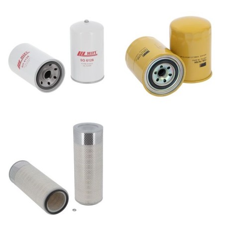 Filter kit for Kobelco Bagger SK220 III LQU0017-/LLU0601- 