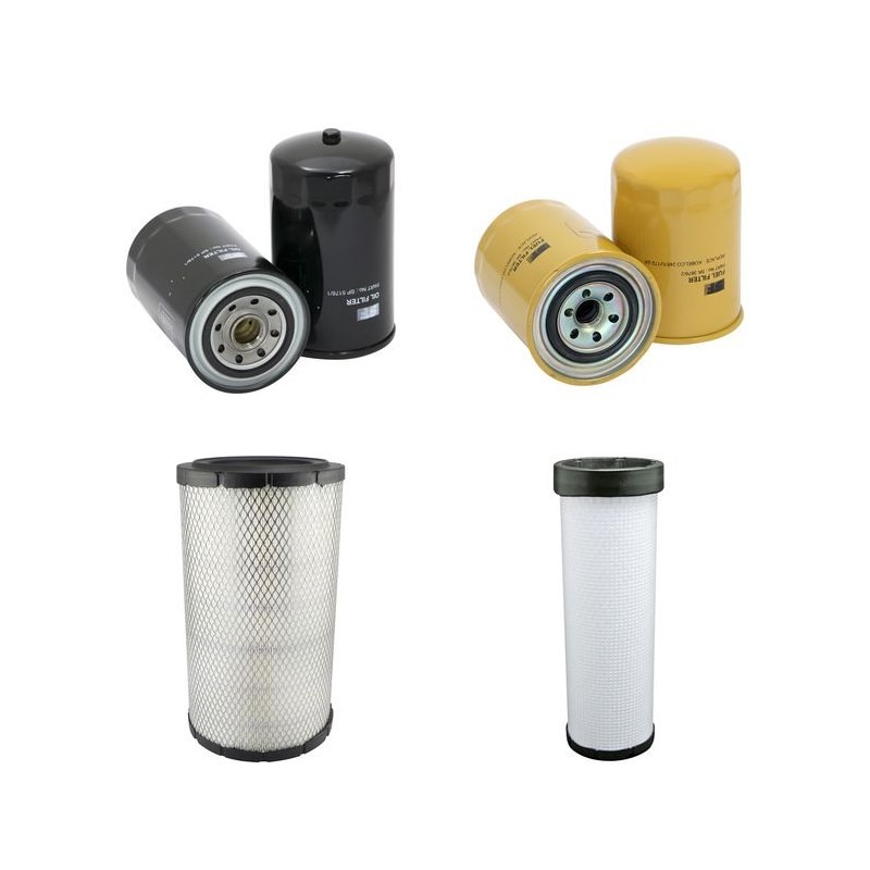 Filter kit for Kobelco Bagger SK235SR(LC) with Mitsubishi Engine