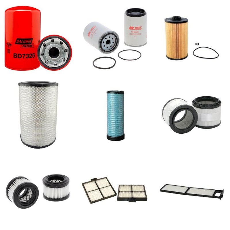 Filter kit for Kobelco Bagger SK250-8 