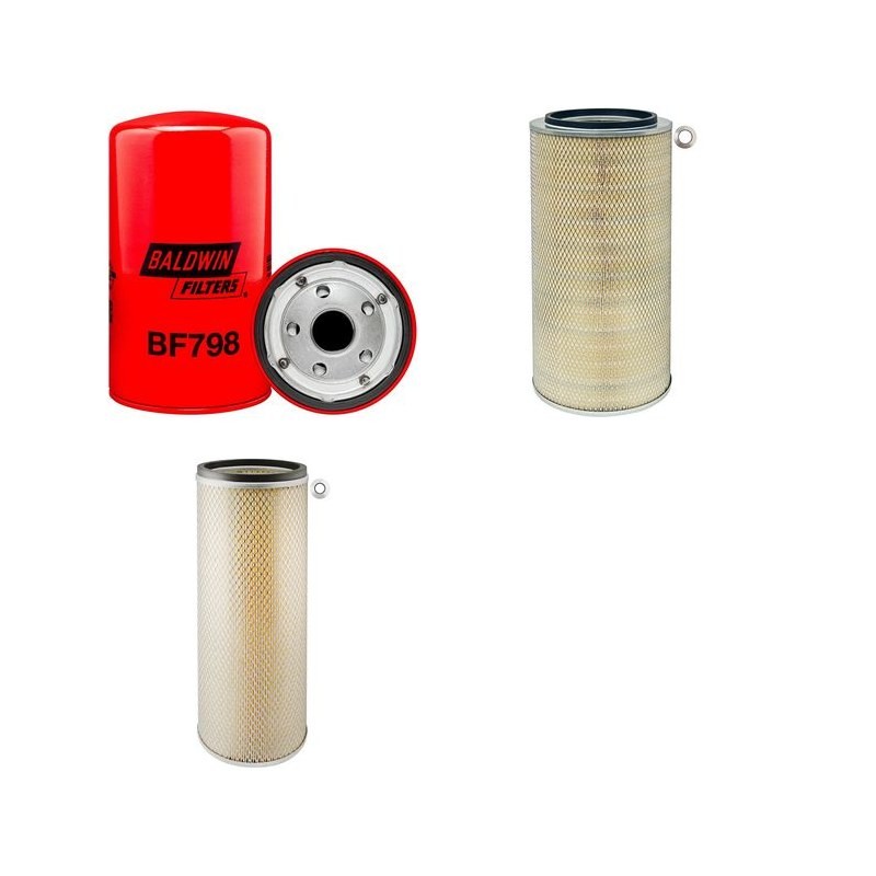 Filter kit for Kobelco Bagger SK400 with Mitsubishi 6D22CT Engine