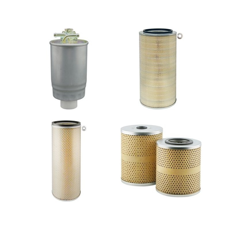 Filter kit for Kobelco Bagger SK480LC with Mitsubishi 6D24TLU2C Engine