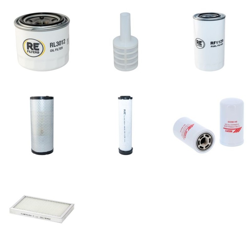 KOMATSU CK 25-1 Filter Service Kit w/KOMATSU S4D98E-2NFE Eng.