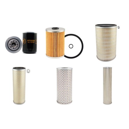 Filter Kit for Komatsu D31A/S/P:Q15 with 4D1051 Engine Serial No 15014-